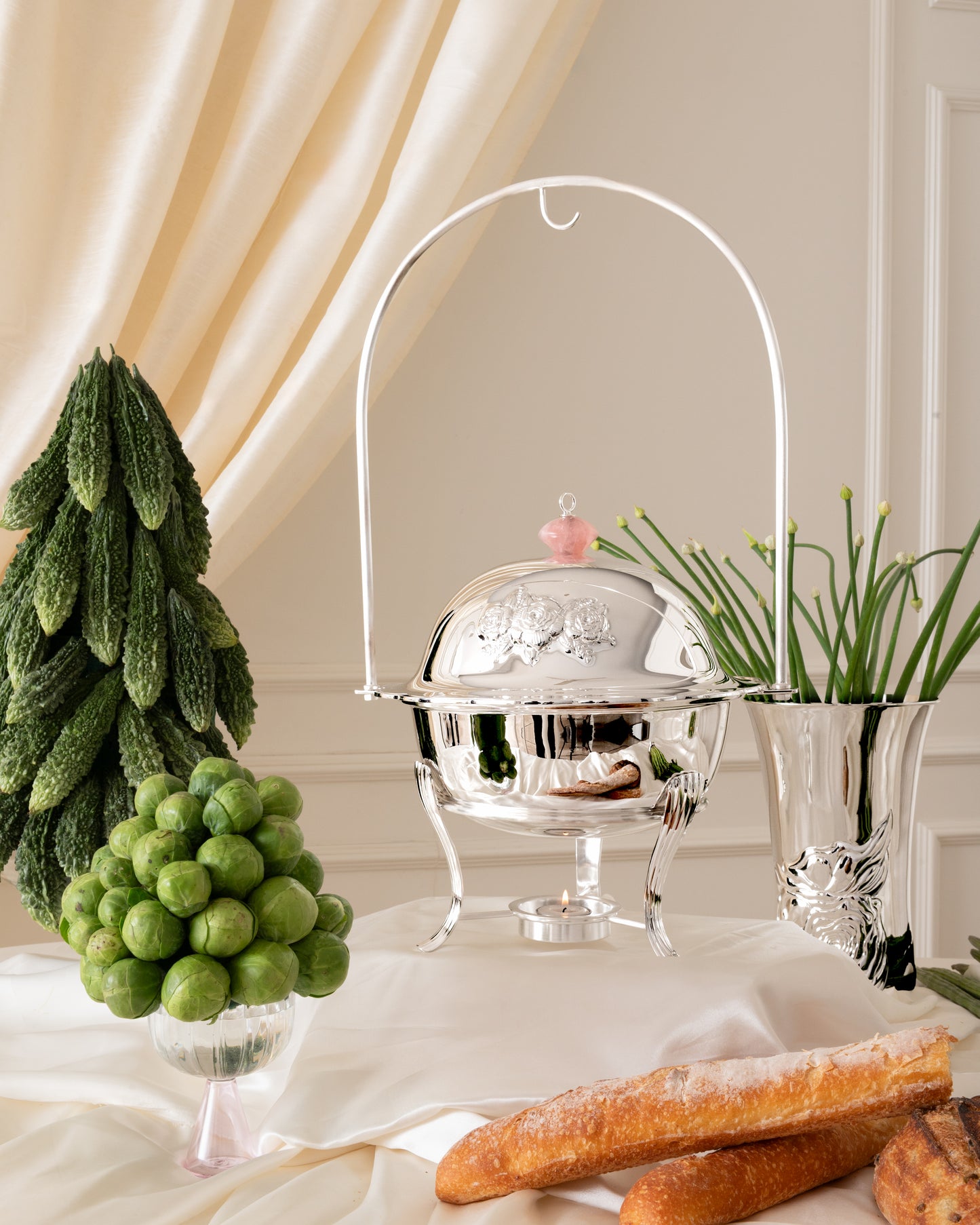 Rose Chafing Dish