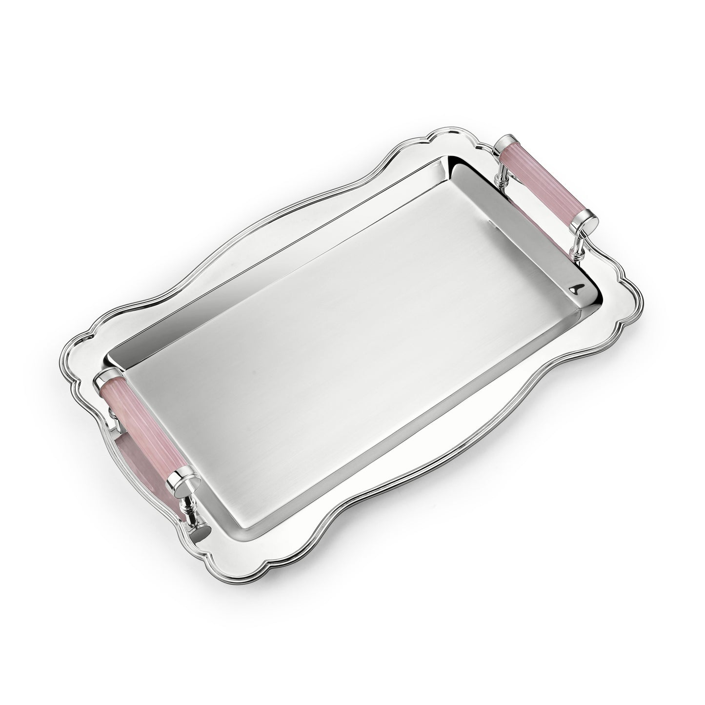 Ribbed Handle Serving Tray