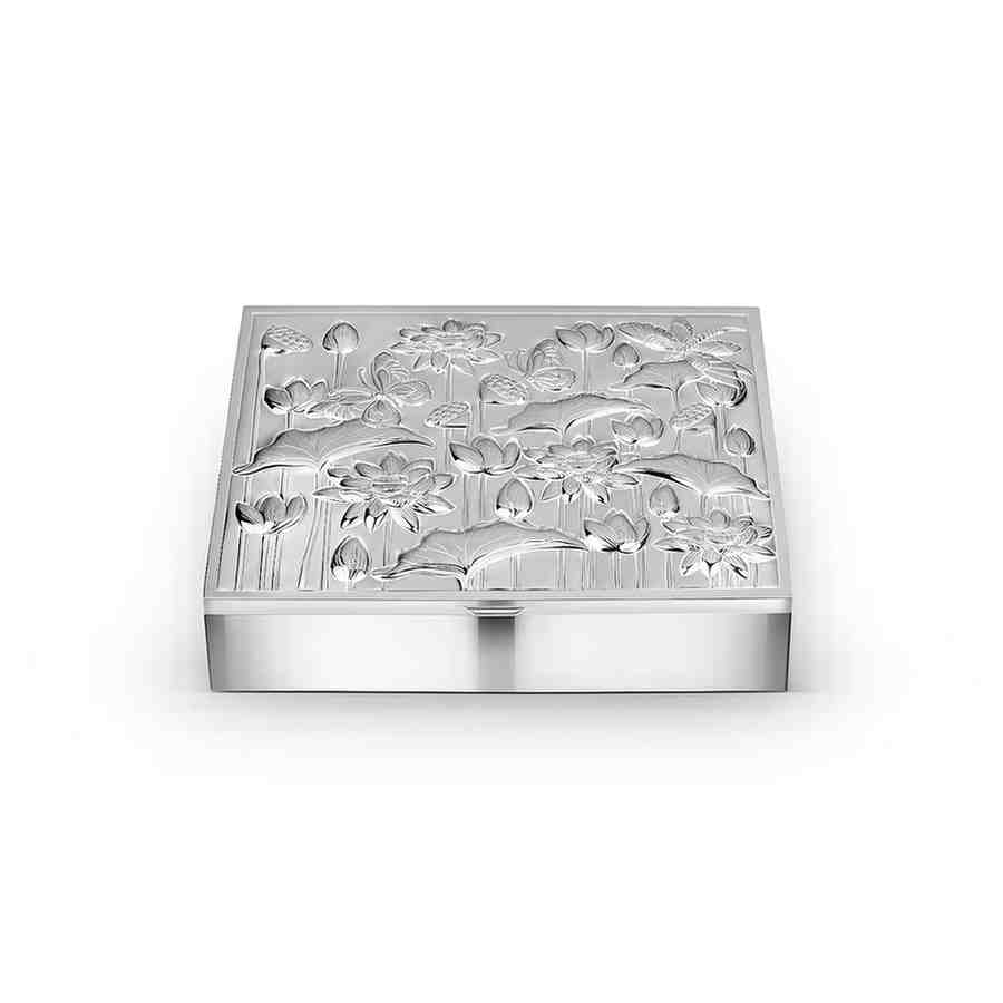 Silver Butterfly Coffee Table Box