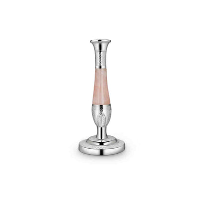 Rose Quartz Pillar Candle Stick Holder