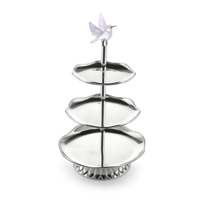 Humming bird high tea stand