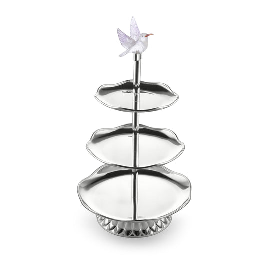 Humming bird high tea stand