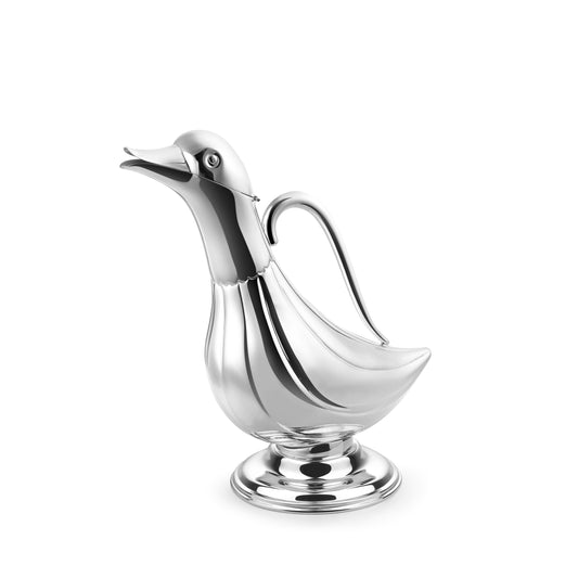 Silver swan jug