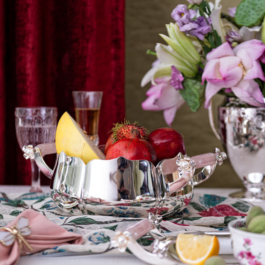 Round Pearl Serving Bowl