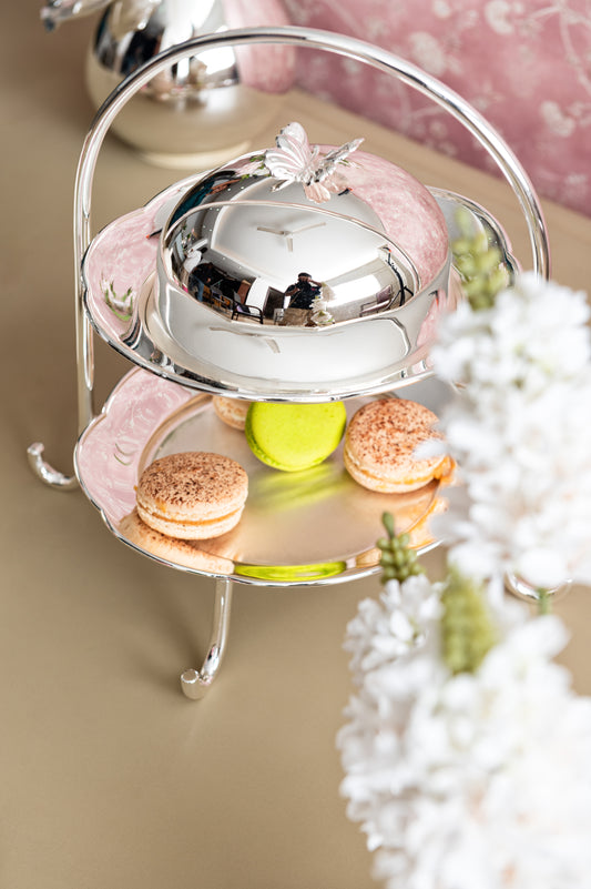 Butterfly high tea stand