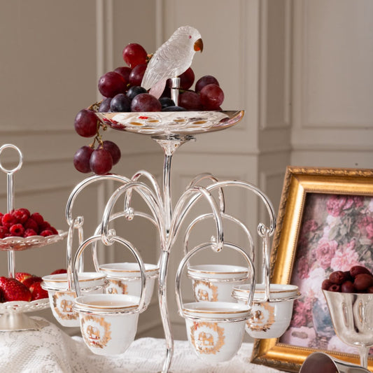 Rose Quartz Arabic Cup Holder
