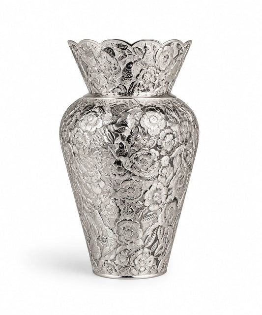 Bird Scallop Flower Vase